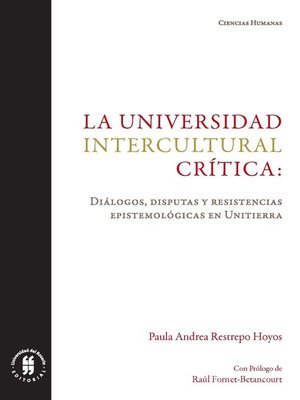 cover image of La universidad intercultural crítica